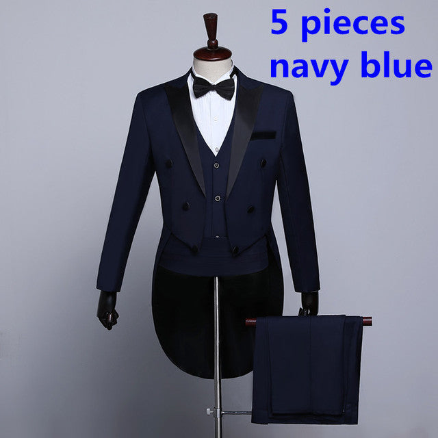 Male Classic Tailcoat Tuxedo Suits