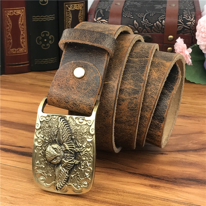 SP Cowboy Style Men leather belt