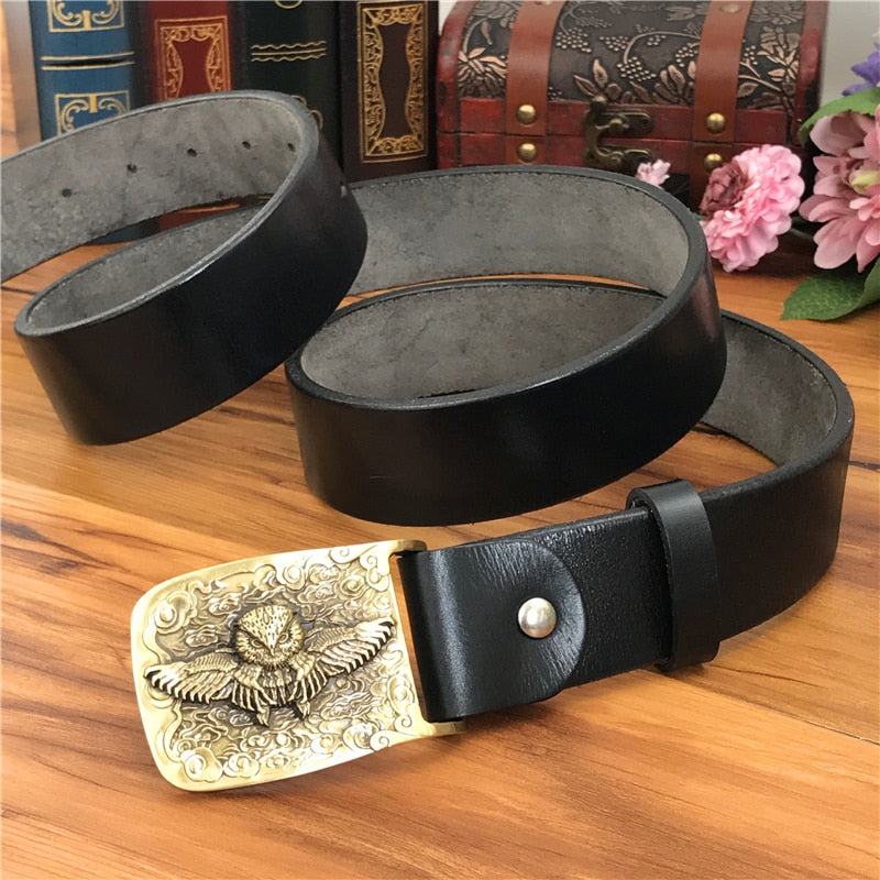 SP Cowboy Style Men leather belt