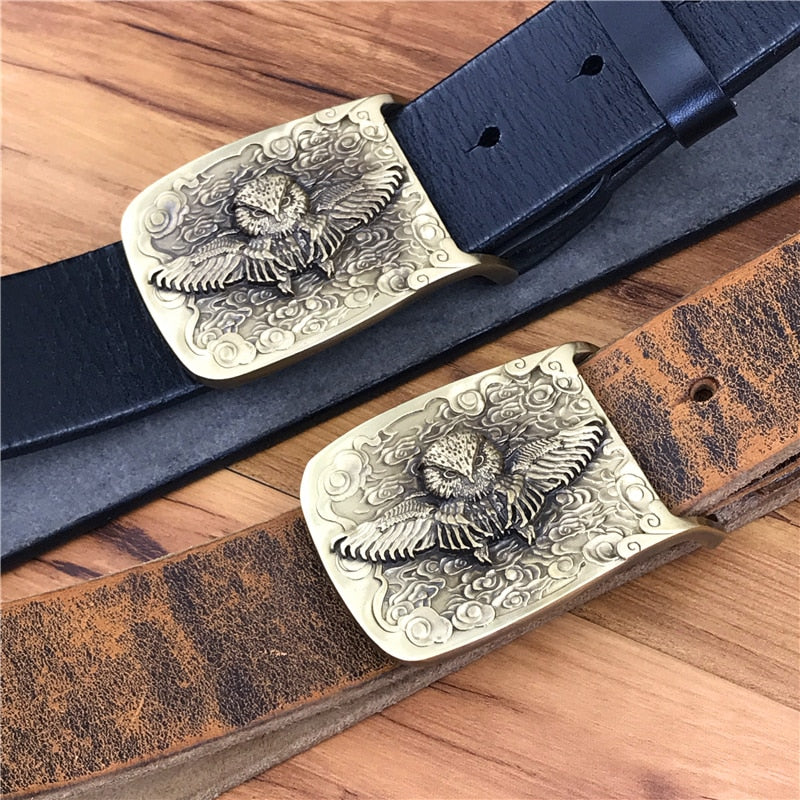 SP Cowboy Style Men leather belt