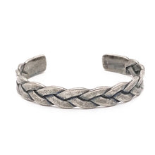 Load image into Gallery viewer, Men Casual Twisted Braiding Titanium Wires Cuff Bracelets
