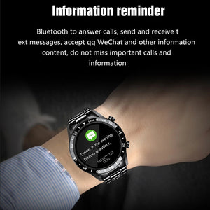 Unisex Luxury Fitness Watch Heart Rate Blood Pressure Activity Tracker Smart Watch