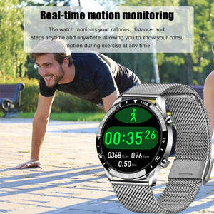 Men’s  New Smart Watch Touch Screen Sports Fitness Watch Waterproof Bluetooth