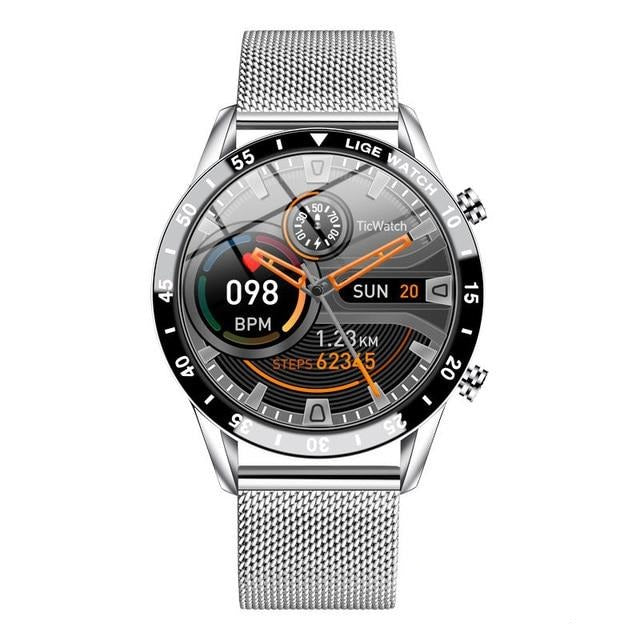 Men’s  New Smart Watch Touch Screen Sports Fitness Watch Waterproof Bluetooth