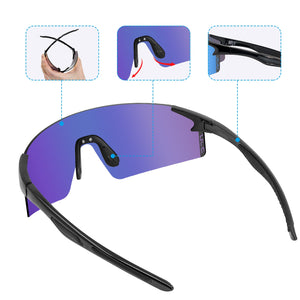 NRC 3 Lens UV400 Cycling Sunglasses TR90 Sports Bicycle Glasses MTB Mountain Bike Fishing Hiking Riding Eyewear for men women