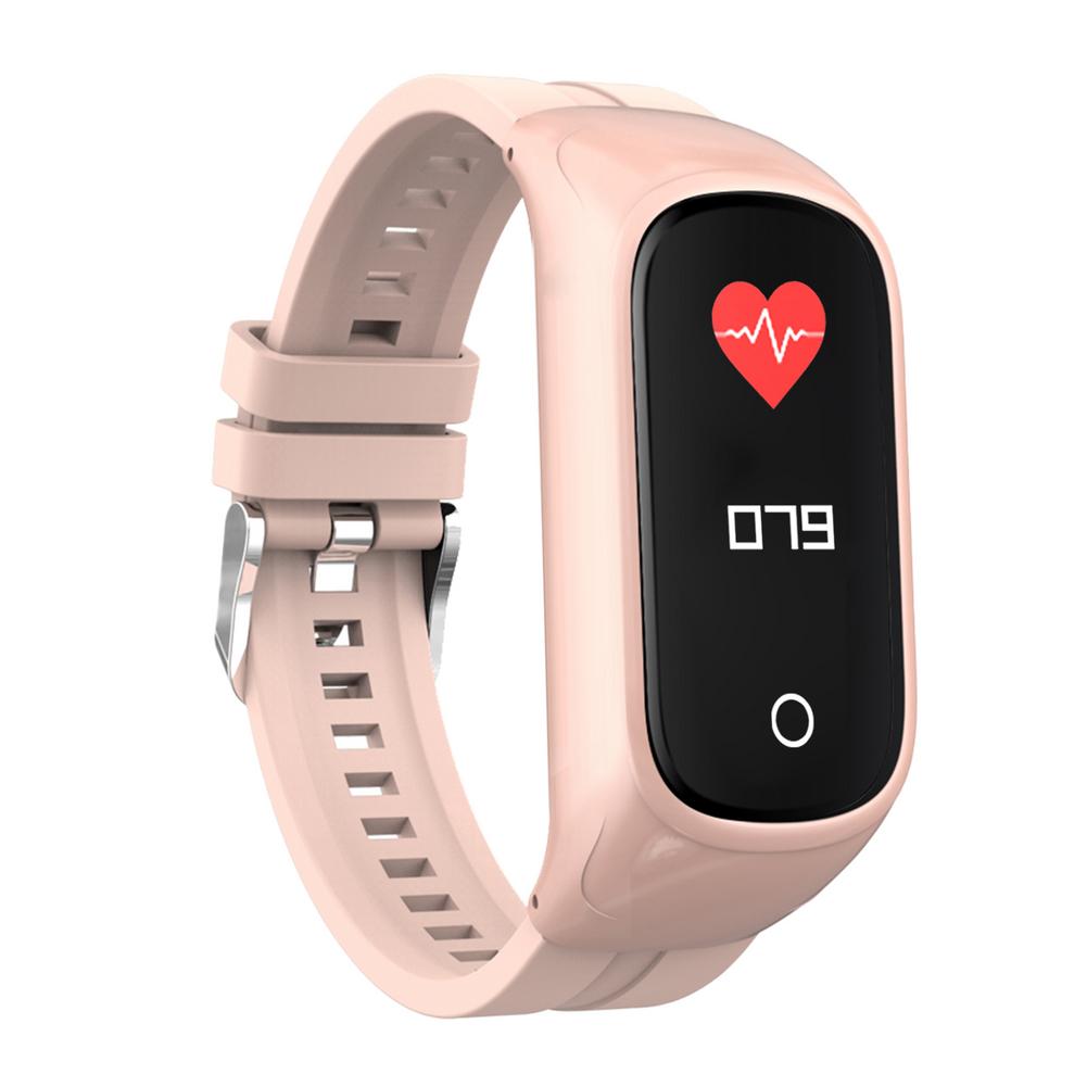 Unisex Smart Watch 2 In1 Multifunctional Wireless Bluetooth Earphone Fitness Tracker Watch