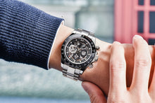 Load image into Gallery viewer, Men’s Automatic Mechanical  Skeleton Stainless Steel Waterproof Watch
