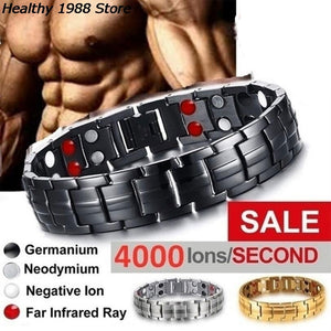 Male Energy Magnetic Tourmaline Bracelet - Health Care Jewelry