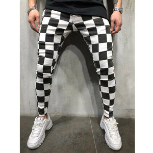 CheckeredChic™ -Slim Comfortable Plaid Pencil Pants
