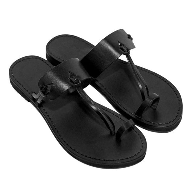 RomanValor™ - Gladiator Clip-Toe Retro Sandals