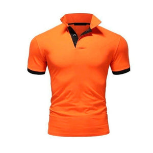 Slim Fit Polo Shirt Men Fashion