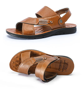 TerraTrek™ -Men's Casual Leather Slides