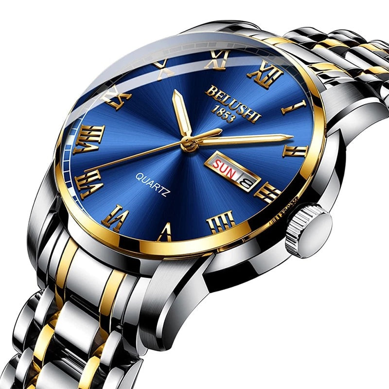 Luxury Big Dial Waterproof Quartz Watch