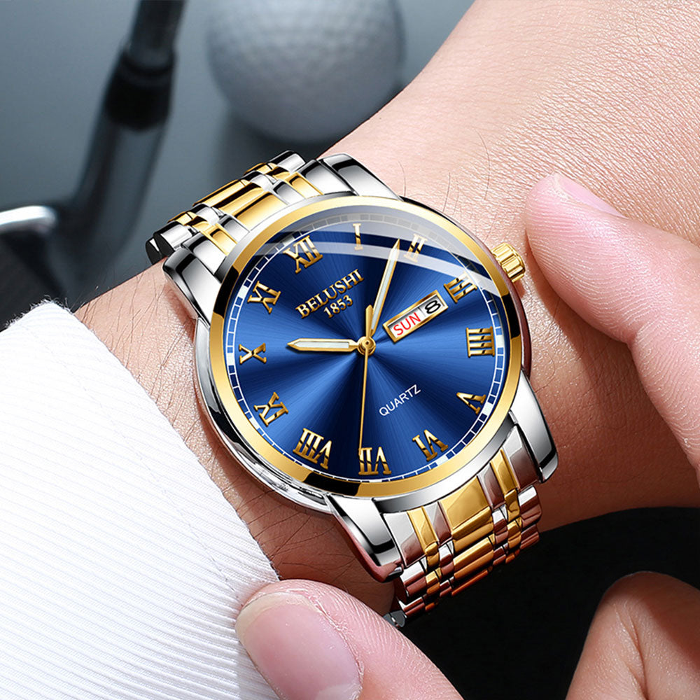 Luxury Big Dial Waterproof Quartz Watch