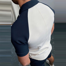Load image into Gallery viewer, Patchwork Men Short Sleeve Polo Shirts
