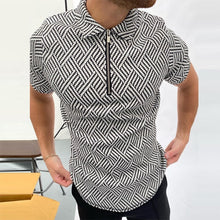 Load image into Gallery viewer, Patchwork Men Short Sleeve Polo Shirts
