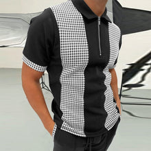 Load image into Gallery viewer, Patchwork Men Short Sleeve Polo Shirts
