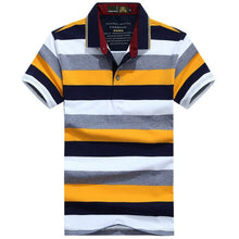 Load image into Gallery viewer, Striped Polo Shirt Men Casual Tops
