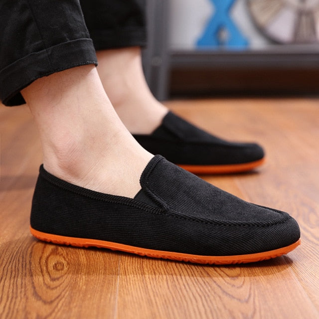 Men's Variety of Color Canvas Peas Shoes Trendy Lazy Casual Large