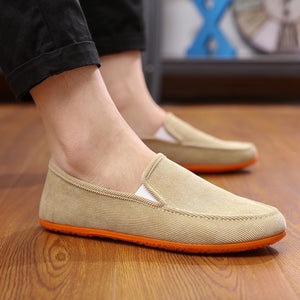 Men's Variety of Color Canvas Peas Shoes Trendy Lazy Casual Large