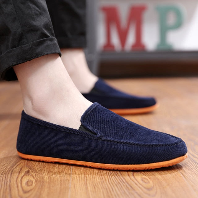 Men's Variety of Color Canvas Peas Shoes Trendy Lazy Casual Large