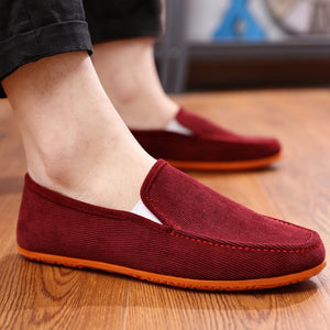 Men's Variety of Color Canvas Peas Shoes Trendy Lazy Casual Large