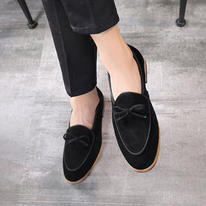 Men Suede Leather Loafer Shoes