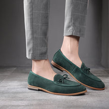 Load image into Gallery viewer, Men Suede Leather Loafer Shoes

