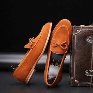 Men Suede Leather Loafer Shoes