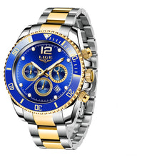 Load image into Gallery viewer, Sports Diver Clock Luxury Stainless Steel Waterproof Date Quartz Wristwatch
