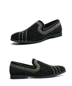 Rhinestones Dress Shoes Luxury Italian  Formal