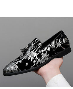 Men's Casual Embroidery Loafers