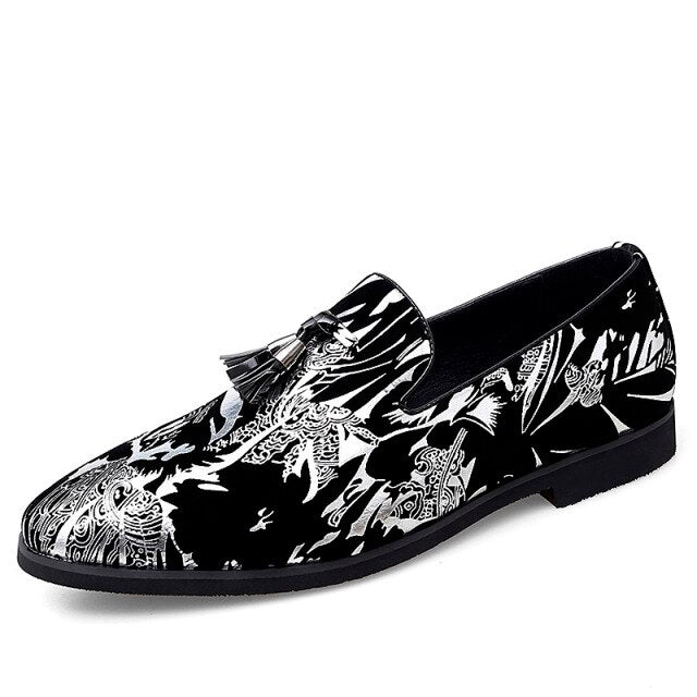 Men's Casual Embroidery Loafers