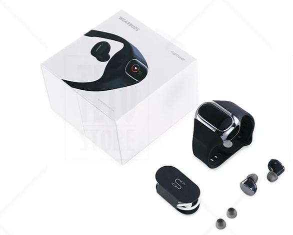 Wearbuds Fitness Tracker 2 In 1 With Bluetooth and Calling