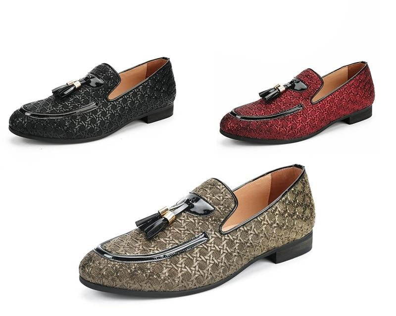 Men Luxury Leather Casual Loafers Shoes