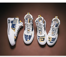 Load image into Gallery viewer, SM Lace-up High-top Sneakers
