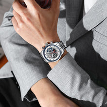Load image into Gallery viewer, Mens Luxury Casual Quartz Wristwatches with Luminous Sport Chronograph Clock
