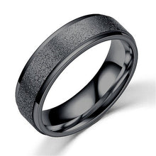 Load image into Gallery viewer, UNISEX Punk Vintage Black Stainless Steel Ring
