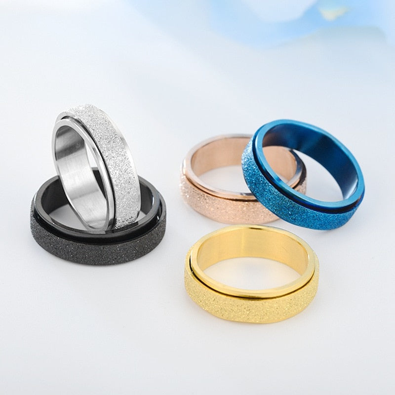 Spinn Away-Unisex Anxiety Fidget Spinning  Ring