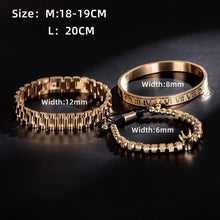 Load image into Gallery viewer, Luxury Crown Roman Numeral Bracelet
