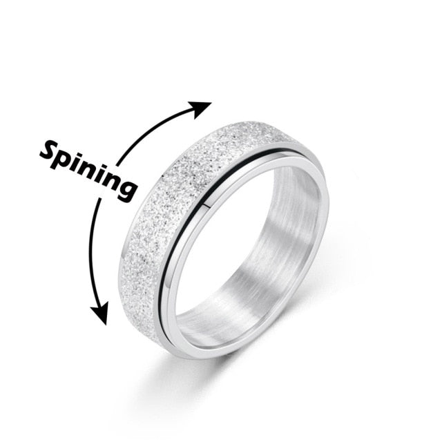 Spinn Away-Unisex Anxiety Fidget Spinning  Ring