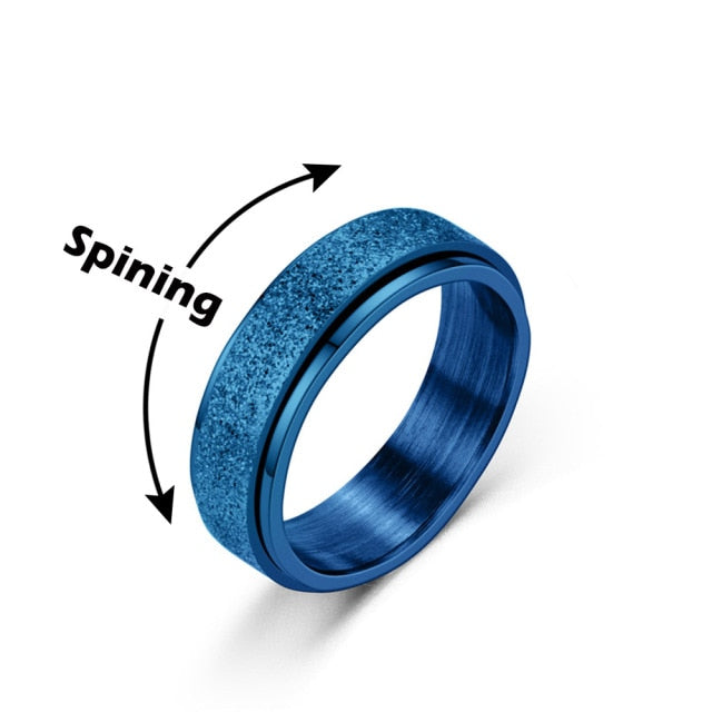 Spinn Away-Unisex Anxiety Fidget Spinning  Ring