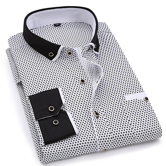 Men Casual Fashion Printed Shirt