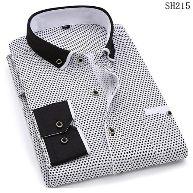 Men Casual Fashion Printed Shirt