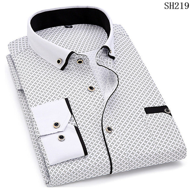 Men Casual Fashion Printed Shirt