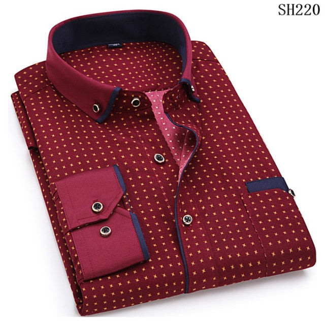 Men Casual Fashion Printed Shirt