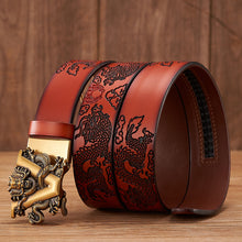 Load image into Gallery viewer, Dragon Belt Genuine Leather Belt
