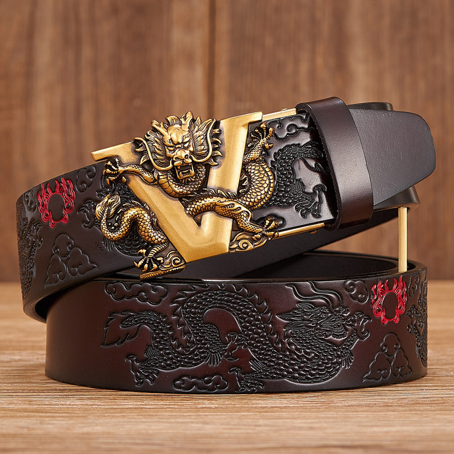 Dragon Belt Genuine Leather Belt