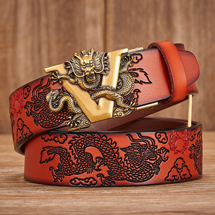 Dragon Belt Genuine Leather Belt