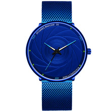 Load image into Gallery viewer, Minimalist Mens Business Ultra Thin Stainless Steel Mesh Belt Quartz Wrist Watch
